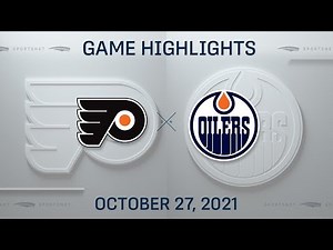 NHL Highlights | Flyers vs. Oilers - Oct. 27, 2021