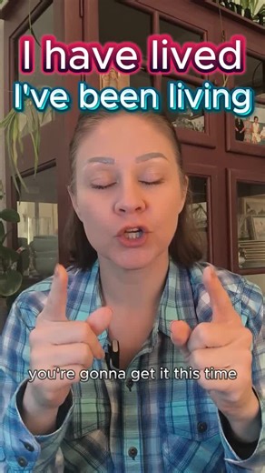 "I have lived" vs. "I have Been living" 🇺🇸✨️🤔 #learnenglish #englis...