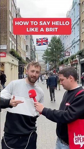 😁 How many ways can English people say 'hello'? 👋 | Speak Up London #english #shorts