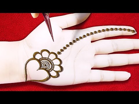 Stylish Gol Tikki Trick Mehndi Design | Easy Mehndi Designs| New Simple Henna Design