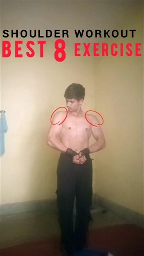 shoulder best 8 exercise | shoulder exercises | shoulder workout | effective shoulder workout#shorts