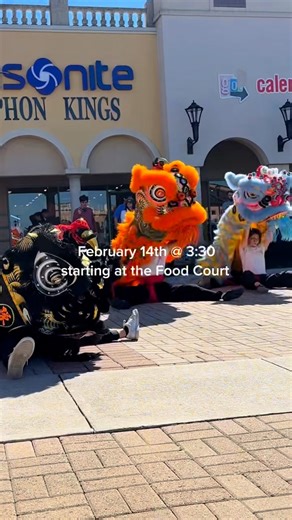 🧧 JOIN US FOR OUR ANNUAL LION DANCE PARADE 💃 Celebrate the Year of the Horse with an unforgettable Lion Dance at San Marcos Premium Outlets! 🐲✨ Join us on February 14 at 3:30 PM for vibrant performances and good fortune from the Texas Dragon/Lion Dance Team! More information at the link below! https://bit.ly/4tgTAOS #LionDancePerformace #SanMarcosTX #Sanmarcospo | San Marcos Premium Outlets
