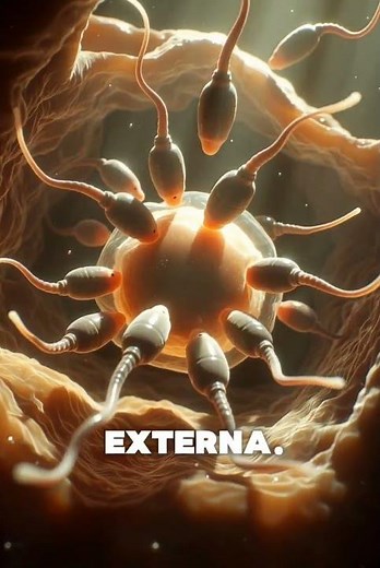 Así se forma la primera célula de la vida 😳 (cigoto)