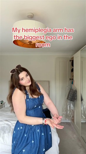My hemiplegia arm has the biggest ego in the room #hemiplegia #strokesurvivors #disabilityawareness