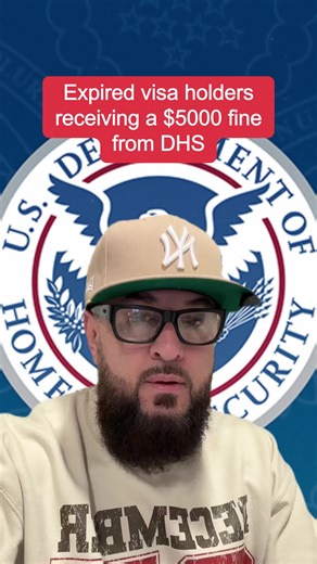 Social media is blowing up with people waving DHS letters saying they owe a $5,000 fine for visa overstays. What they’re missing? If DHS mailed it, that means they have your exact address. This program was restarted in December, and these notices are just now hitting mailboxes — that’s why it’s going viral all at once. #visaoverstay #DHS #immigration #viral #trending #policyupdate #fyp
