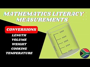 Grade 12 Mathematics Literacy Measurements : Conversions | Grade 10 | Grade 11