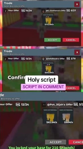Keyless script trading machine, Steal a brainrot ‎#roblox #stealabrainrot #script #sab #fyp