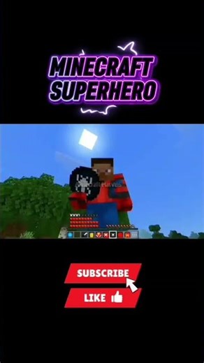 MOD SUPERHERO #minecraft #minecraftshorts #gaming