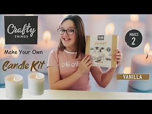 CANDLE MAKING KIT | HOW TO MAKE YOUR OWN CANDLES | CRAFTY THINGS