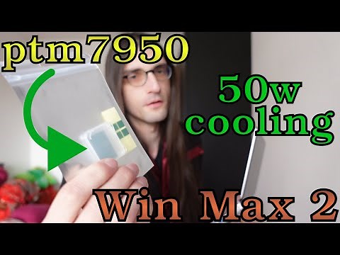 GPD Win Max 2 - Honeywell ptm7950 - Tutorial: Application & Testing [35 watt - silent mode]