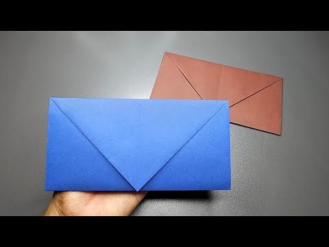 Diy easy origami envelope tutorial, easy origami envelope rectangle, How To