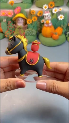 1Mreel on Instagram: "Different clay horse designs 🐎✨ Which one is your favorite? Like, follow #claytoy #tranding #virel #MiniatureCrafts #SatisfyingCraft"