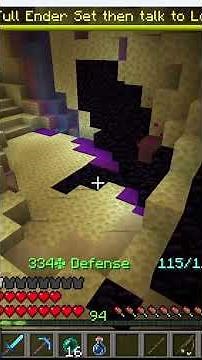 I am trying to get the epic Ender Armor set in Hypixel Skyblock!! #hypixelskyblock #minecraft