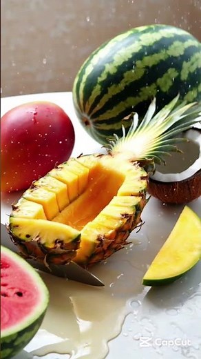 Epic Tropical Fruit Explosion 🥭🍍🍉💥 Sweet & Juicy! #ExplosiveFruit #FruitMixASMR #FruitExplosion