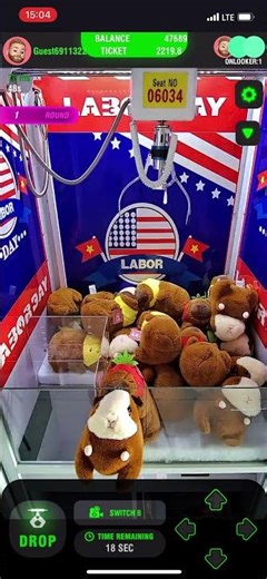 Claw Machine WIN: Grabbed the RAREST plush in the shopOnly 3 tries—total luck (and a little skill)!