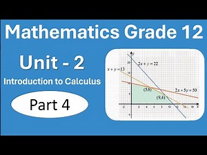 4. Grade12 Maths Unit 2 (part 4)| Derivative | gradient | New curriculum | Afan Oromo
