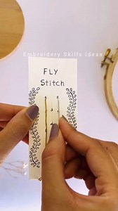 Easy fly stitching tutorial #fypシ #viralpost2025 #needlework #viral #foryou #reelsviralシ #reels #trending #fbreels | Embroidery Skills ideas