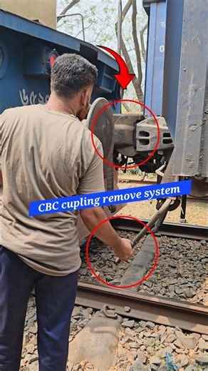 CBC cupling remove system #railtrack #automobile #trackwork #railway #cbc #railwaycontent