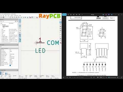 #03 How to Creat a Custom component symbol in KiCad