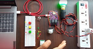 Smart PIR Motion Light Control With WiFIRCard