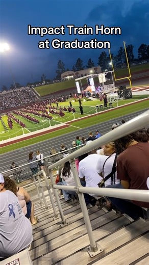 Impact Train Horn at graduation! Order at ImpactTrainHorns.com #graduation #ImpactTrainHorn #TrainHorn | Impact Train Horns