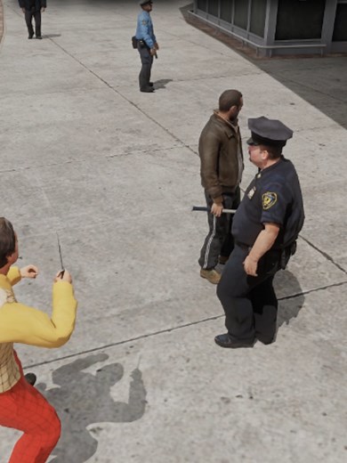 NPC Baited into Cops 💀 #gta #gta4 #gtaiv