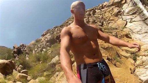 Cliff Diving at Devil's Punch Bowl