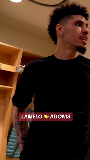 LaMelo Ball Meets Drake's Son Adonis in Toronto