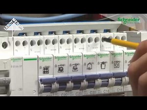 Install Schneider Electric circuit breaker
