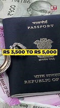 Passport Application Fees Hiked: Here's How Much You Will Have To Pay From July 1 | ET Now #shorts