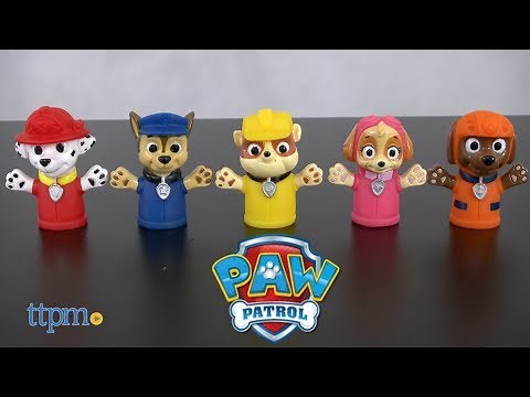 PAW Patrol Finger Bath Puppets from Ginsey