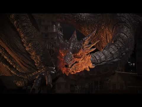 Smaug fan art breakdown Laketown