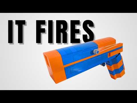I built a working LEGO Nerf gun (LEGO Nerf series #1)