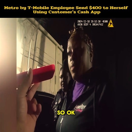 78K views · 1.8K reactions | Metro by T-Mobile Employee Send $400 to Herself Using Customer's Cash App #copwatch #bodycam #dashcam #footage #crime #policeofficer | Crime Story | Facebook