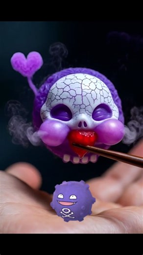 pokemon_cook on Instagram: "[도감번호 0109] 또가스 먹방 [No.0109] Koffing Mukbang #pokemon #pokémon"