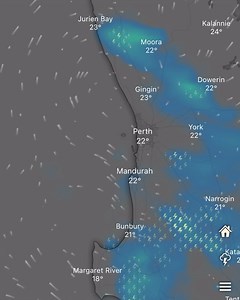 11K views · 222 reactions | Couple of storms and some possible precipitation this afternoon | Perth Weather Live | Facebook