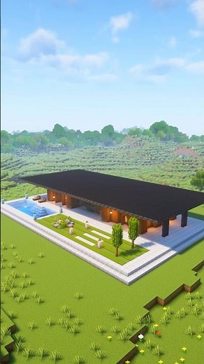 Sleek Modern House | Minecraft Tutorial