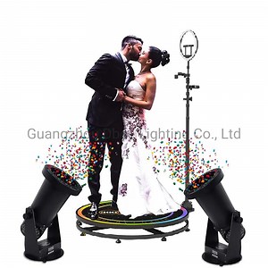 [Hot Item] LED Confetti Machine, DMX Control LED Blower Confetti Machine 360 Photo Booth Wedding Equipment Party Equipment DMX Remote Control 1200W LED 12X3w RGB 3in1