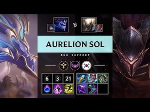 Aurelion Sol Support vs Pantheon - KR Master Patch 25.21