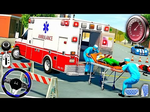 Ambulance City Rescue Simulator 3D - 911 Emergency Rescue Van Driving - Android GamePlay