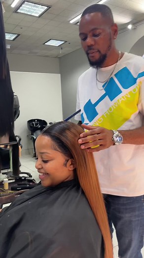 Professional Hair Styling Techniques in a Salon