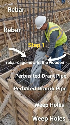 STEP 1 | RETAINING WALL CONSTRUCTION #engineering #architecture #construction #craftsmanship #build