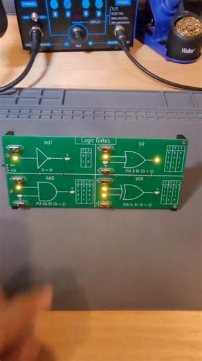 Logic Gate Desk Display. #stem #programming #electronics #engineering #logicgate #computerscience #softwareengineer | Tsjelectronics | Facebook