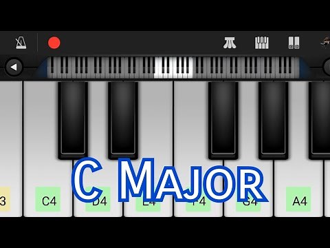 ฝึกไล่โน้ตง่ายๆ บันไดเสียง C Major scale (ซีเมเจอร์สเกล)พร้อมคาพิจิโอและคอร์ด perfect Piano