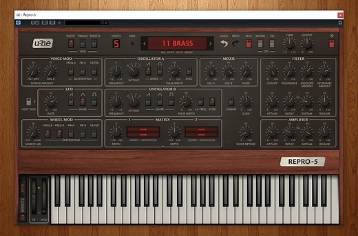 Prophet-5の最強ソフトシンセ、u-he Repro-5レビュー｜SynthSonic