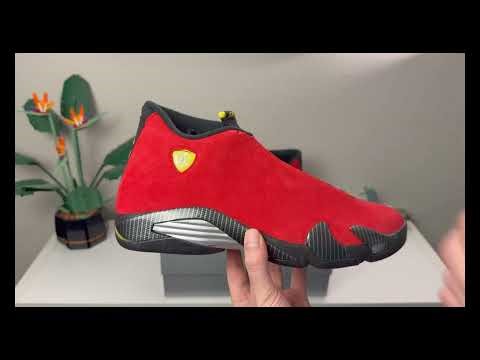 Air Jordan 14 Retro Ferrari Challenge Red 2025 Review!