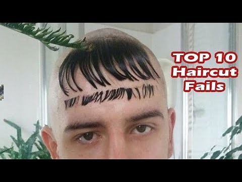 Top 10 worst haircut fails (haircuts gone wrong)