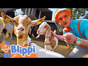 Blippi Visits Adventure City's Farm Animals | Blippi and Meekah Best Friend Adventures | Educational