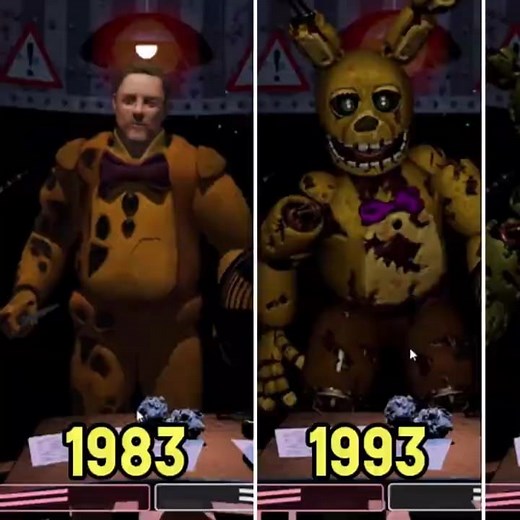 Spring Bonnie Evolution Sequence (FNaF Jumpscares)