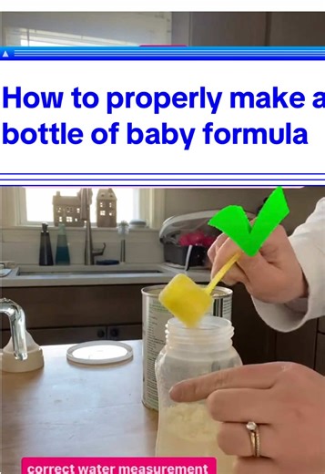 How to Properly Make a Bottle of Baby Formula